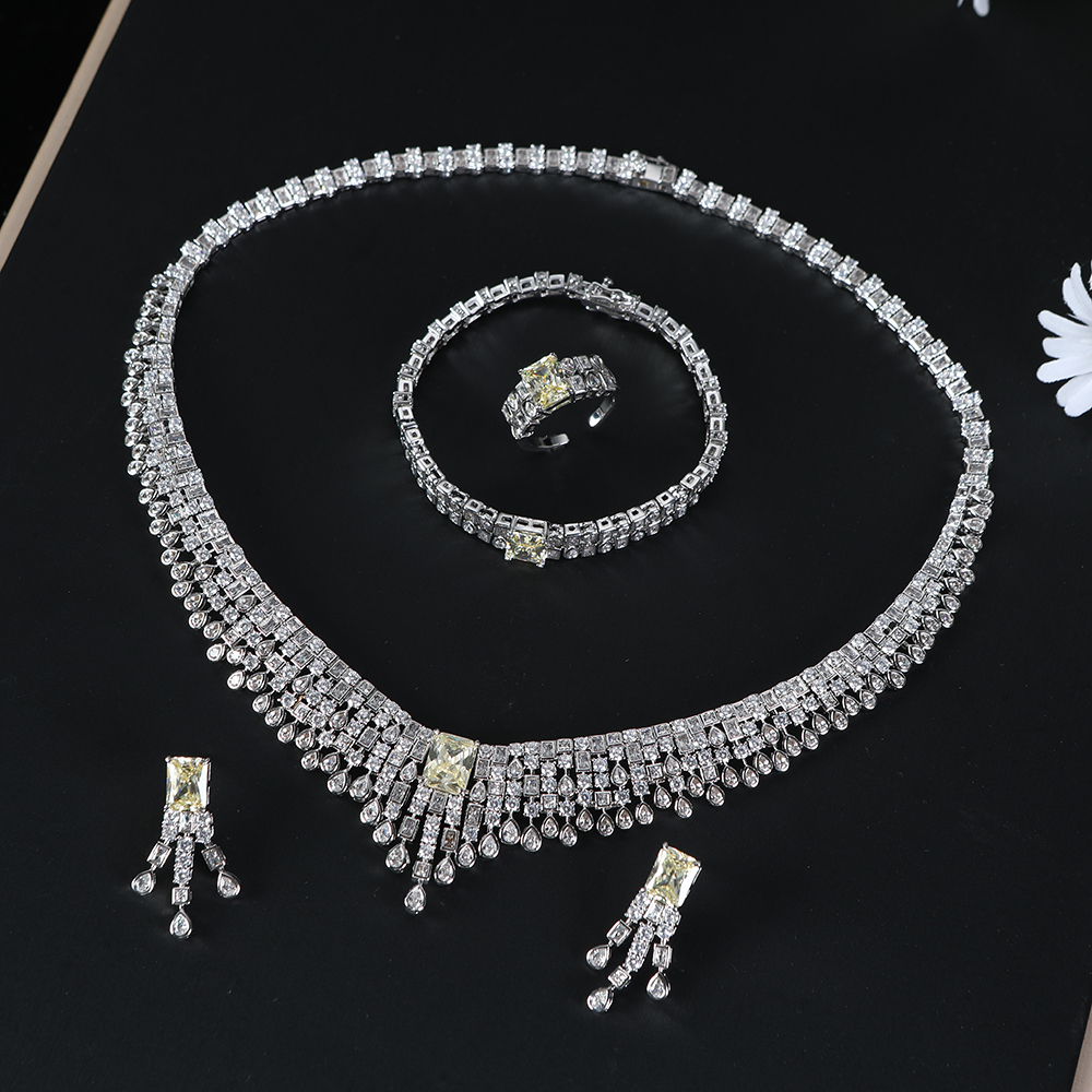 Women Fashion Uae - Luxury Geometry UAE Jewelry Set Full