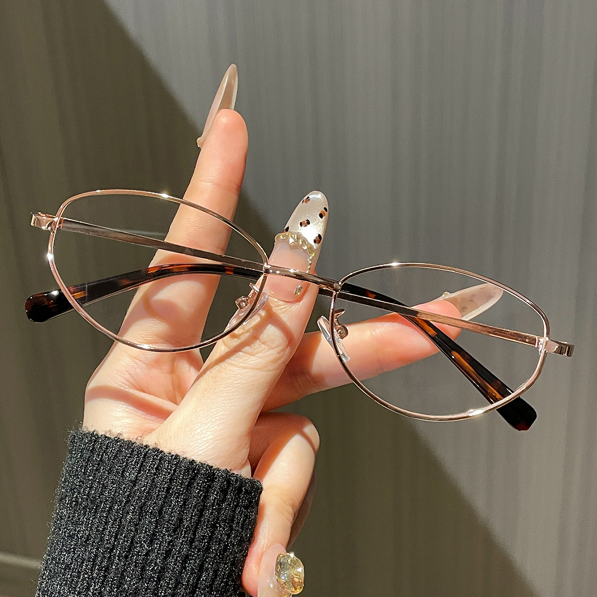 Women'S Fashion Glasses Non Prescription - 1Pc Women's Fashionable Non-Prescription Glasses New