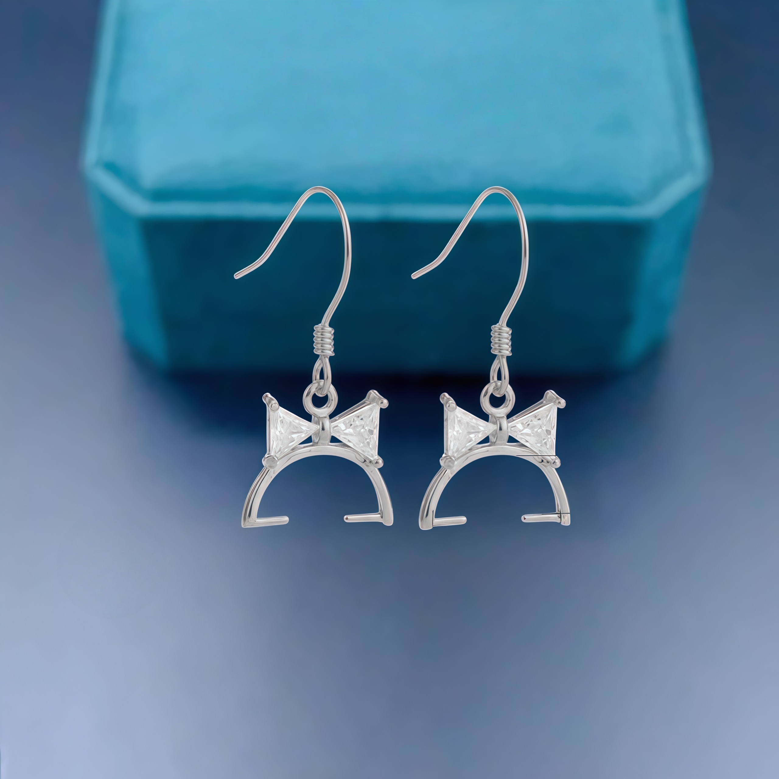 Women'S Fashion Earrings - Fashion DIY Earrings Empty Holder S925