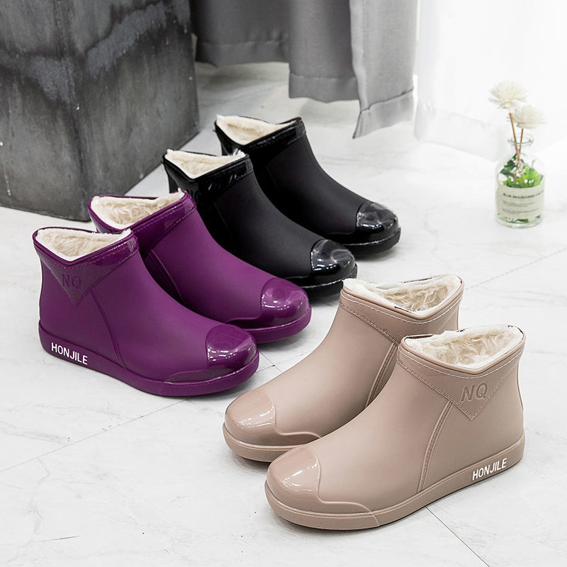 Women'S Fashion Rain Boots - New rain rubber boots ladies fashion