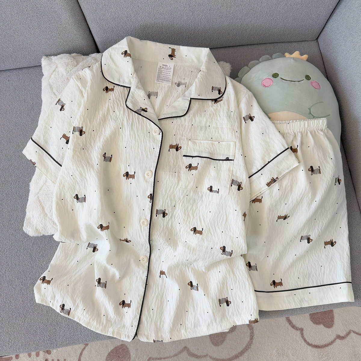 Women'S Fashion Trends - Women's Summer Pajamas, Thin Polka Dot