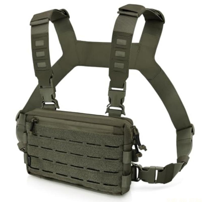 Women'S Fashion Utility Vest - X90D Tacticals Chest Bag Utility Molles