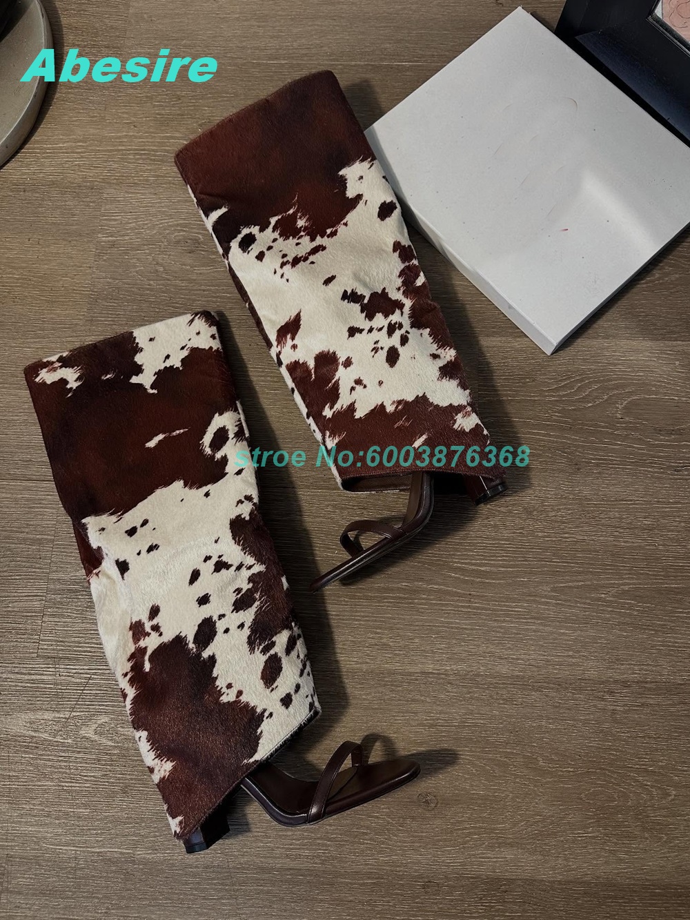 Cow Pattern Patchwork Suede Sa - Women Fashion Show incelemesi ve fiyatı