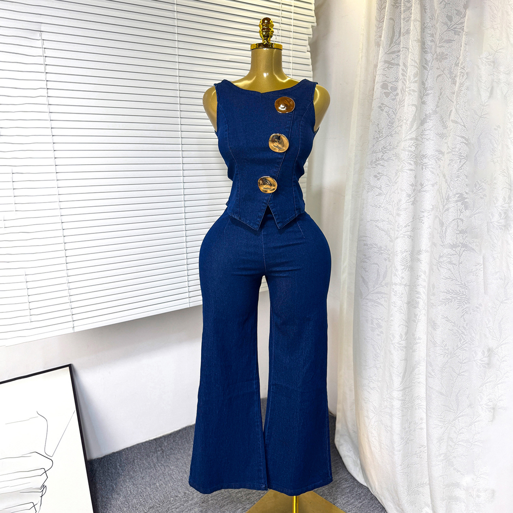 Fashion Denim Women Loungewear - Women Fashion Jeans Top incelemesi ve fiyatı