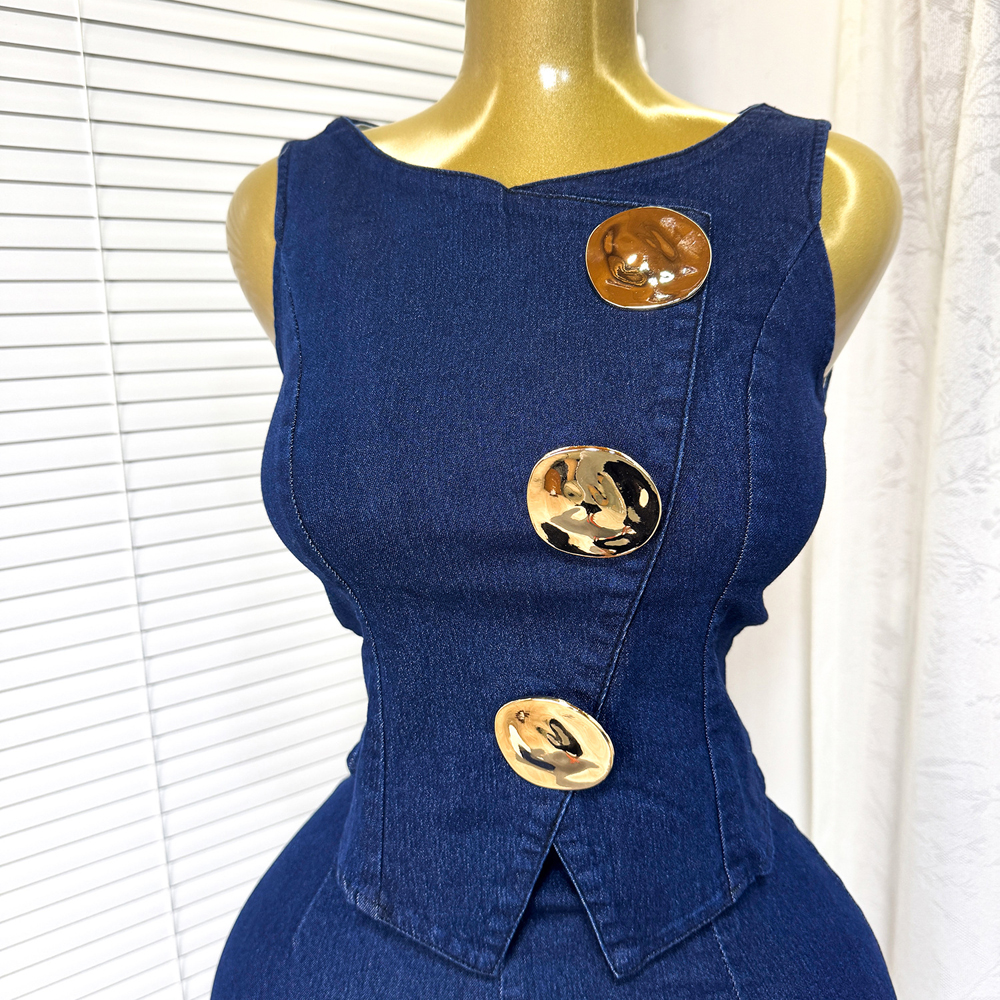 Fashion Denim Women Loungewear - Women Fashion Jeans Top incelemesi ve fiyatı