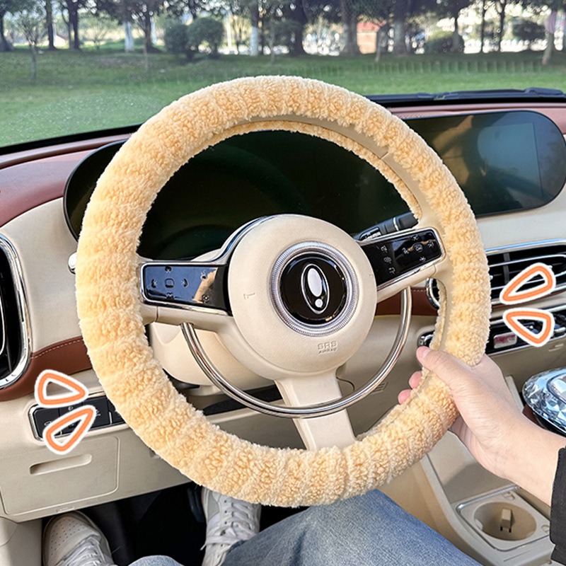 38CM Winter Car Steering Wheel - Women Fashion Hub incelemesi ve fiyatı