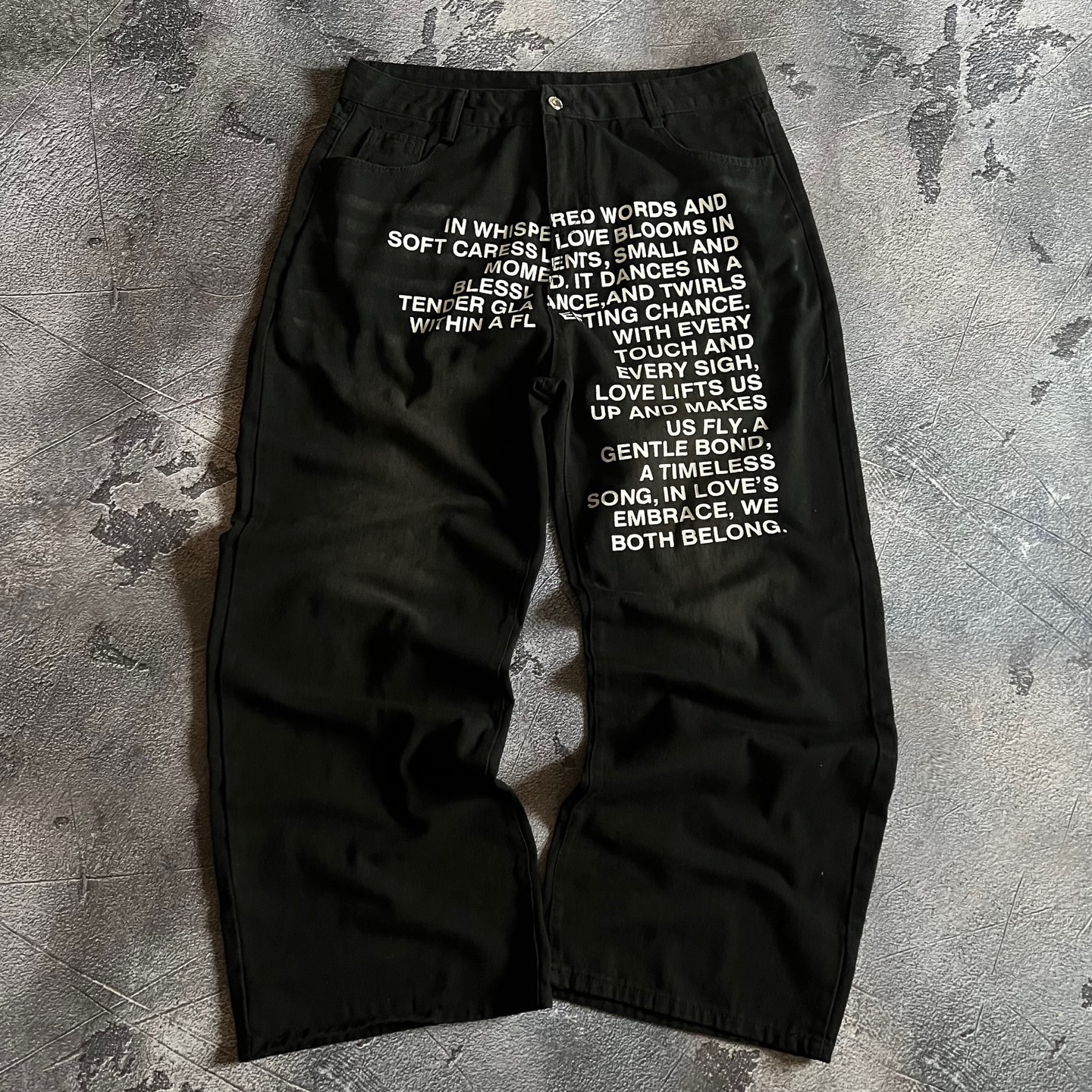 American Pattern Letter Jeans  - Women Fashion Jeans incelemesi ve fiyatı