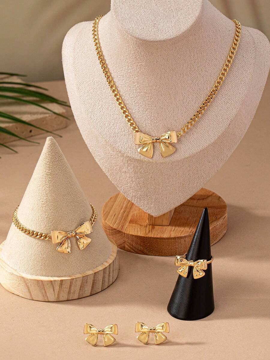 5pcs Fashion Bow Bracelet, Nec - Women'S Fashion Earrings incelemesi ve fiyatı