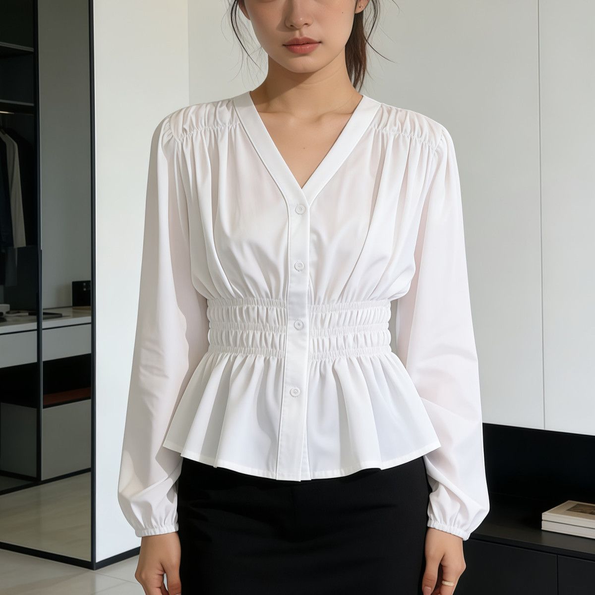 200 Pounds Plus Size Office La - Puff Sleeve Blouse incelemesi ve fiyatı