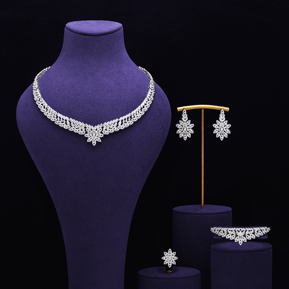 Trendy 4 Pieces Bride Zirconia - Women Fashion Uae incelemesi ve fiyatı