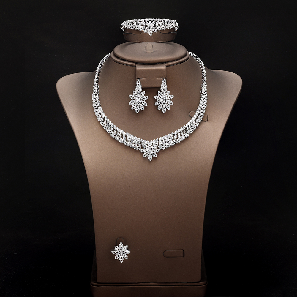Trendy 4 Pieces Bride Zirconia - Women Fashion Uae incelemesi ve fiyatı