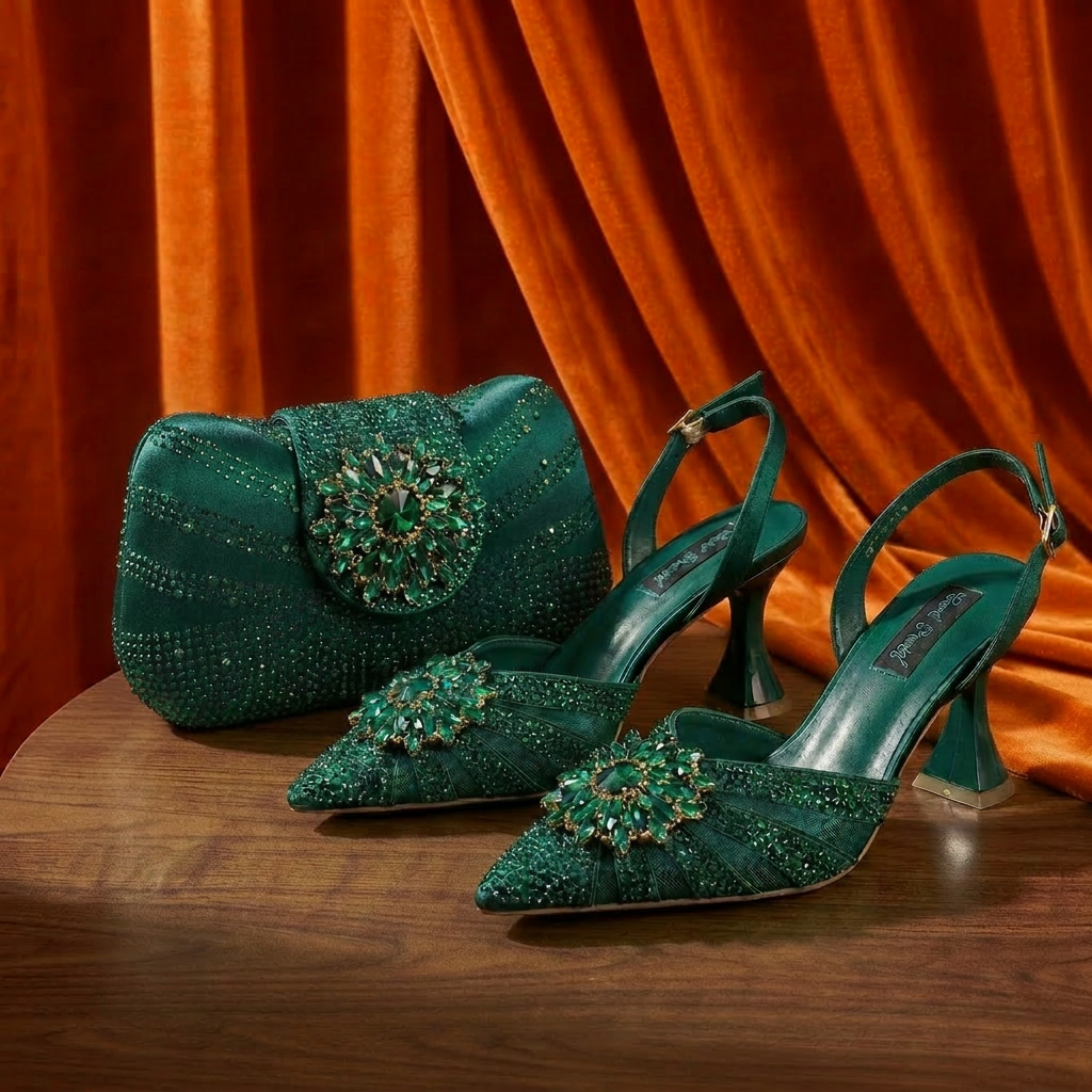 2026 Women's Elegant Green Rhi - Women Fashion Handbags incelemesi ve fiyatı