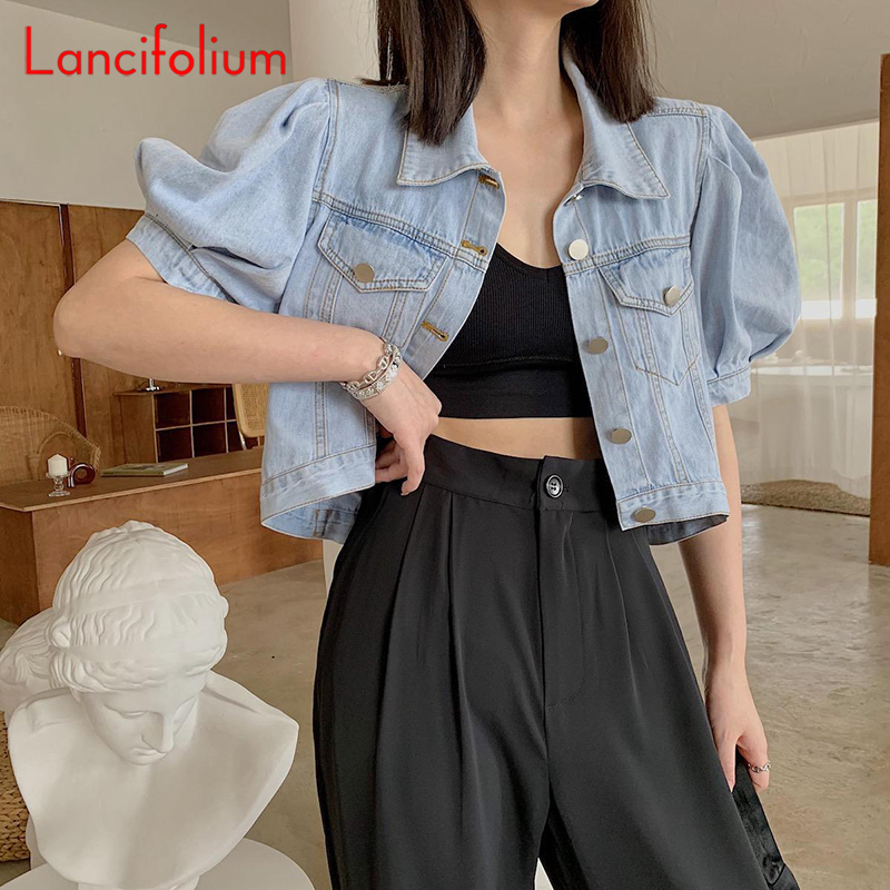 Summer Thin Basic Korean Fashi - Women Fashion Jeans Top incelemesi ve fiyatı