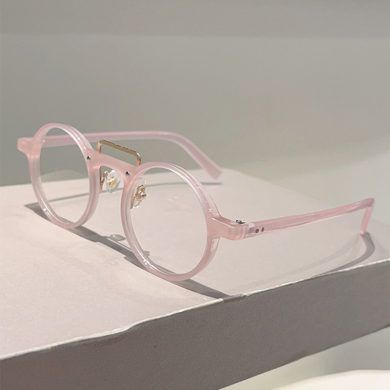 Simple Retro Round Anti-blue L - Women'S Fashion Glasses Non Prescription incelemesi ve fiyatı