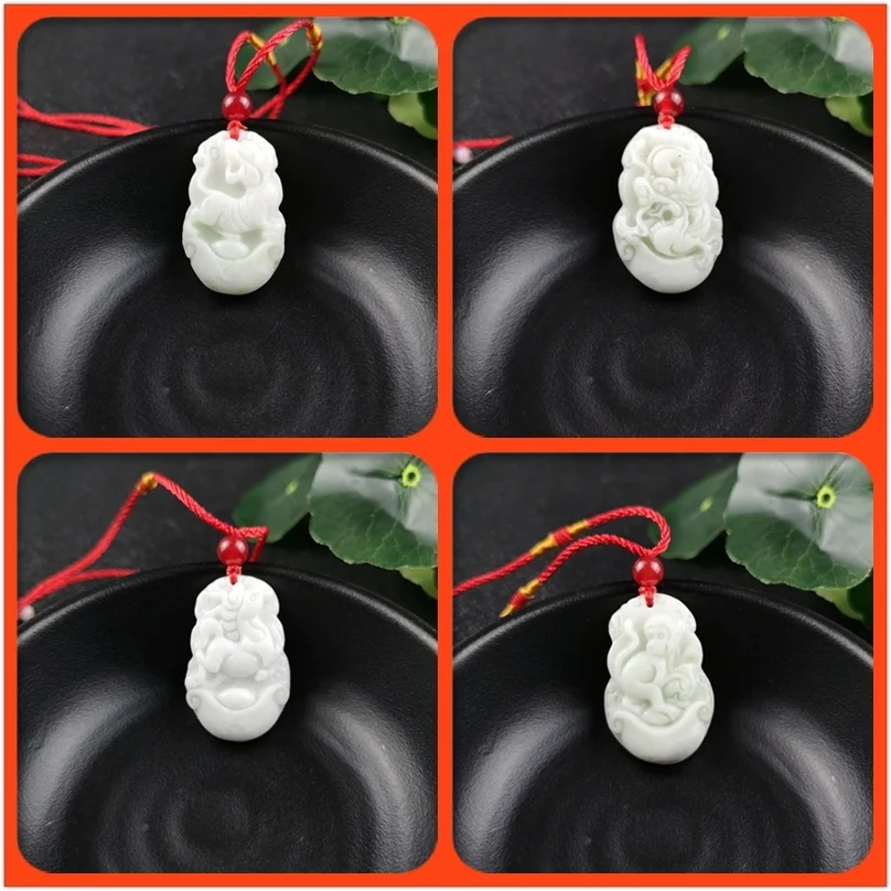 Chinese Zodiac Carved Jade Pen - Women'S Fashion Jewellery incelemesi ve fiyatı