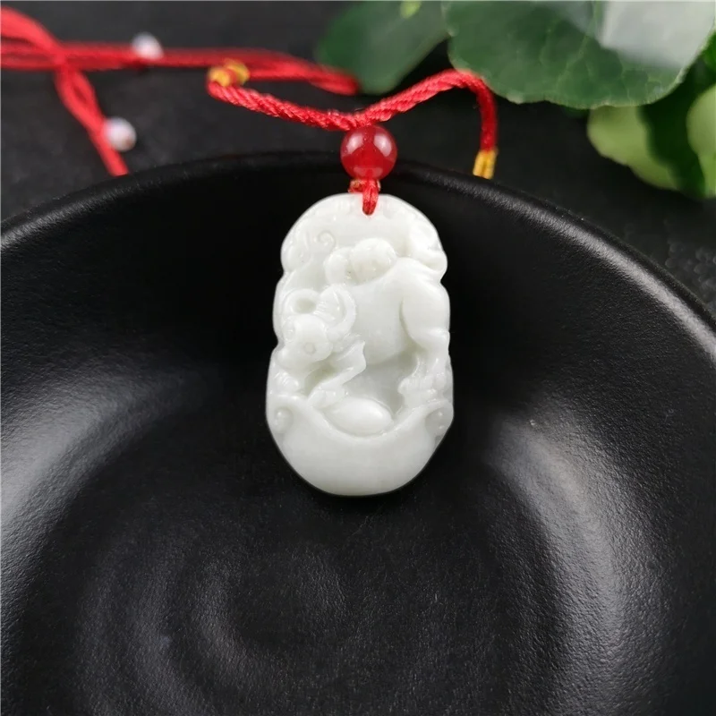 Chinese Zodiac Carved Jade Pen - Women'S Fashion Jewellery incelemesi ve fiyatı