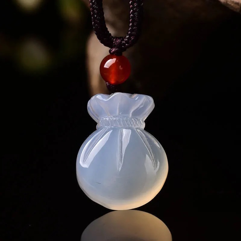 Natural Agate Blessing Bag Pen - Women'S Fashion Jewellery incelemesi ve fiyatı