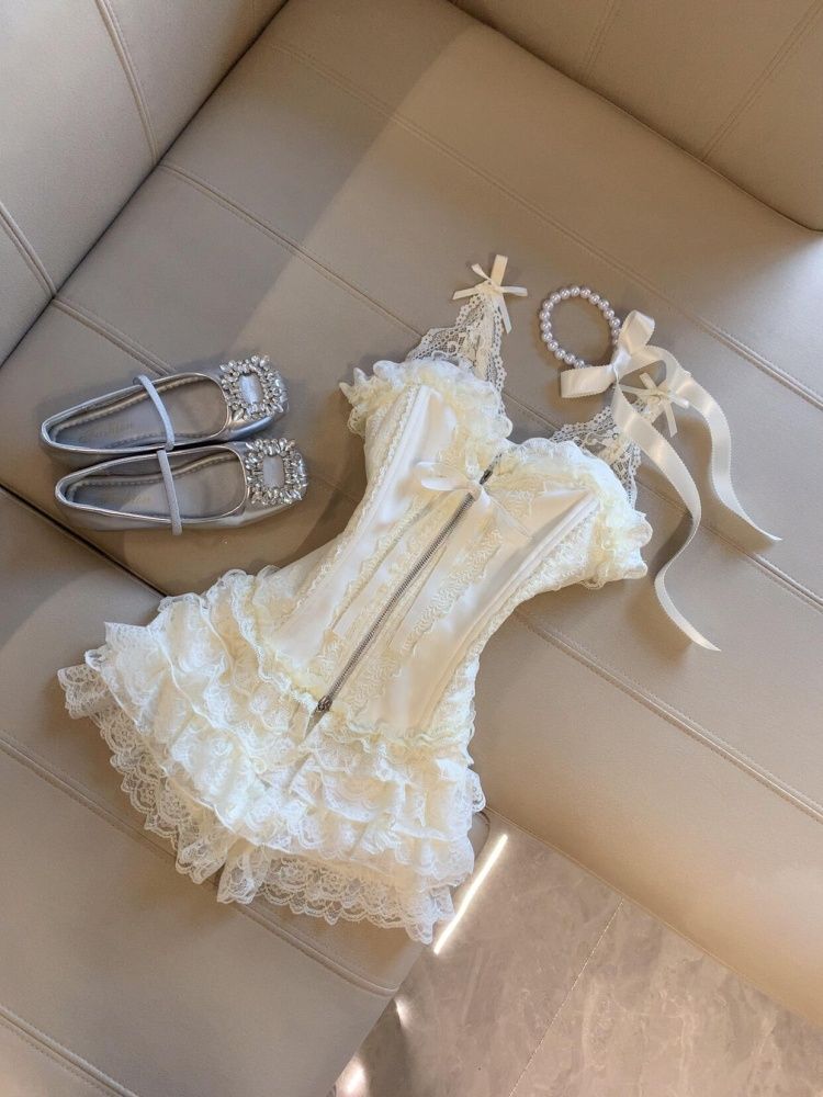 Cute Desire Lace Bustier Top H - V Neck Cami Top incelemesi ve fiyatı
