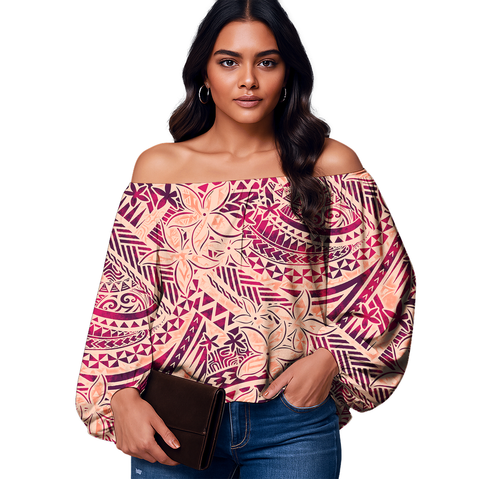 High Quality Custom Logo Ladie - Puff Sleeve Blouse incelemesi ve fiyatı