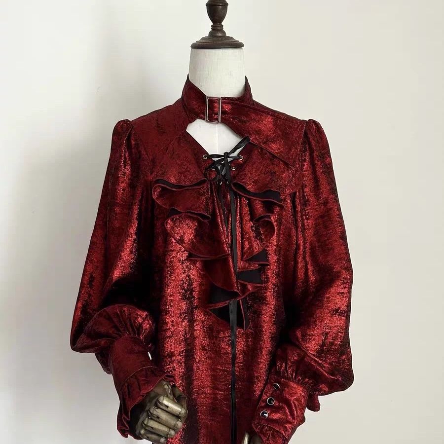 Japanese Sweet Cool Ruffle Tri - Puff Sleeve Blouse incelemesi ve fiyatı
