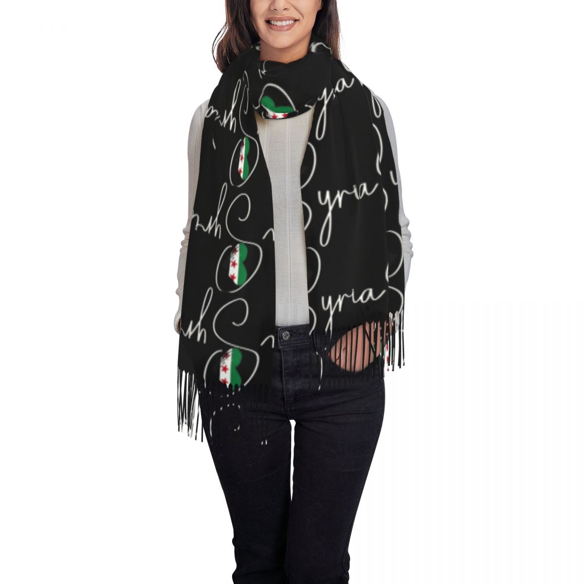 Warm Soft Scarf Winter I Love  - Women'S Fashion Revolution incelemesi ve fiyatı