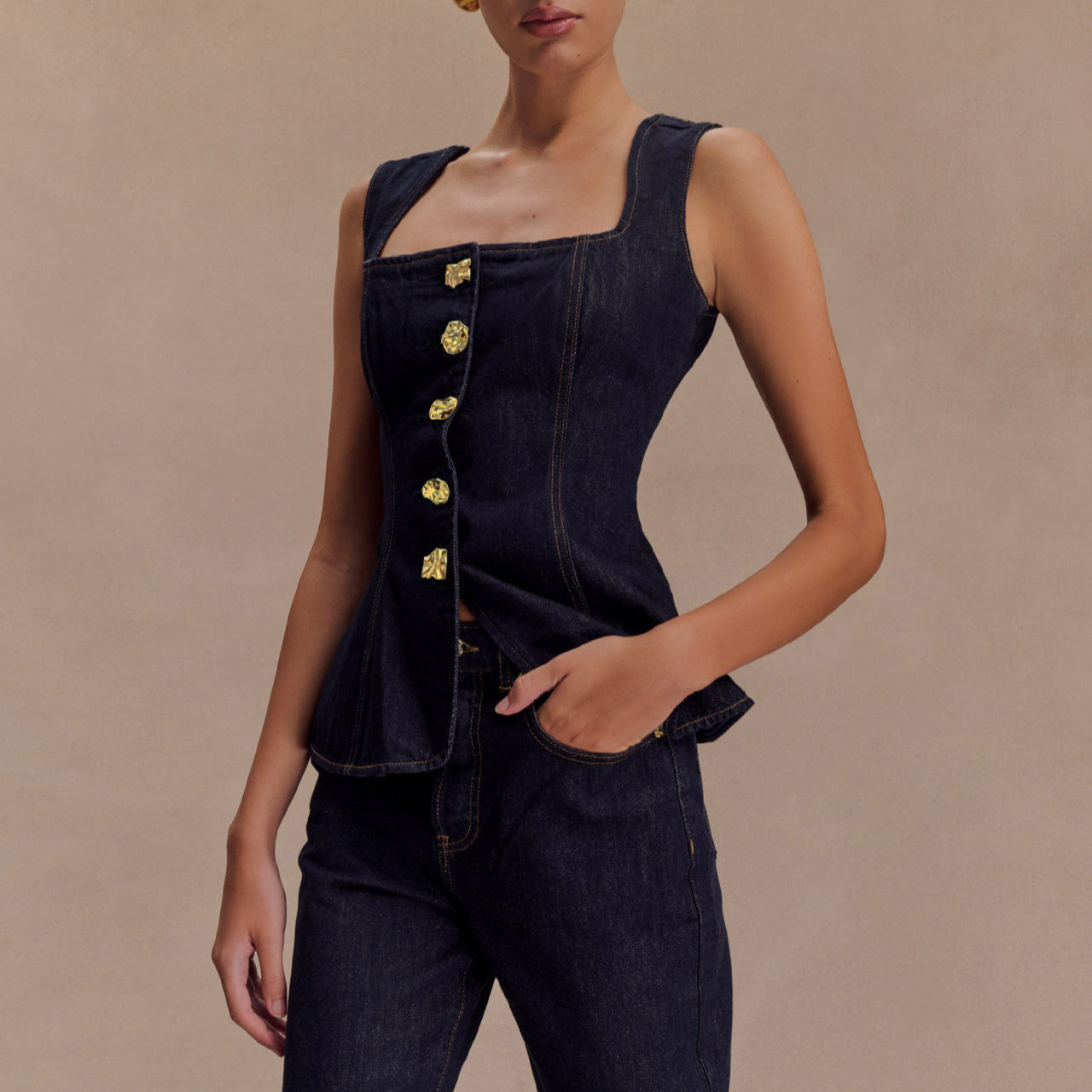 Summer Denim Pant Sets Women 2 - Women Fashion Jeans Top incelemesi ve fiyatı