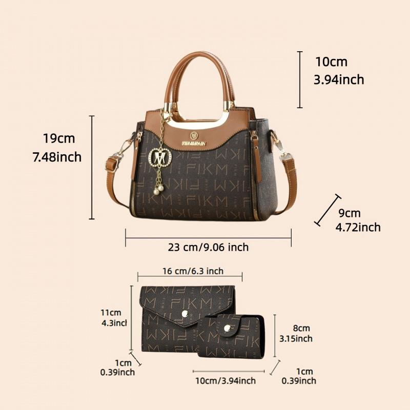 3-piece set of light luxury hi - Women Fashion Handbags incelemesi ve fiyatı