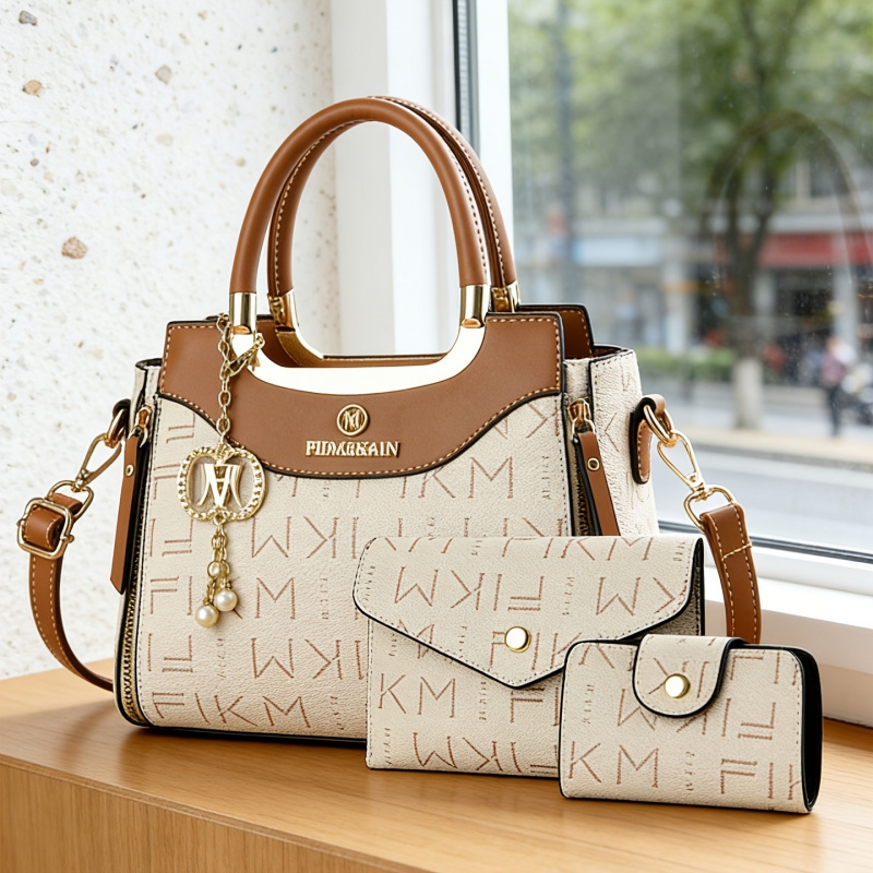 3-piece set of light luxury hi - Women Fashion Handbags incelemesi ve fiyatı