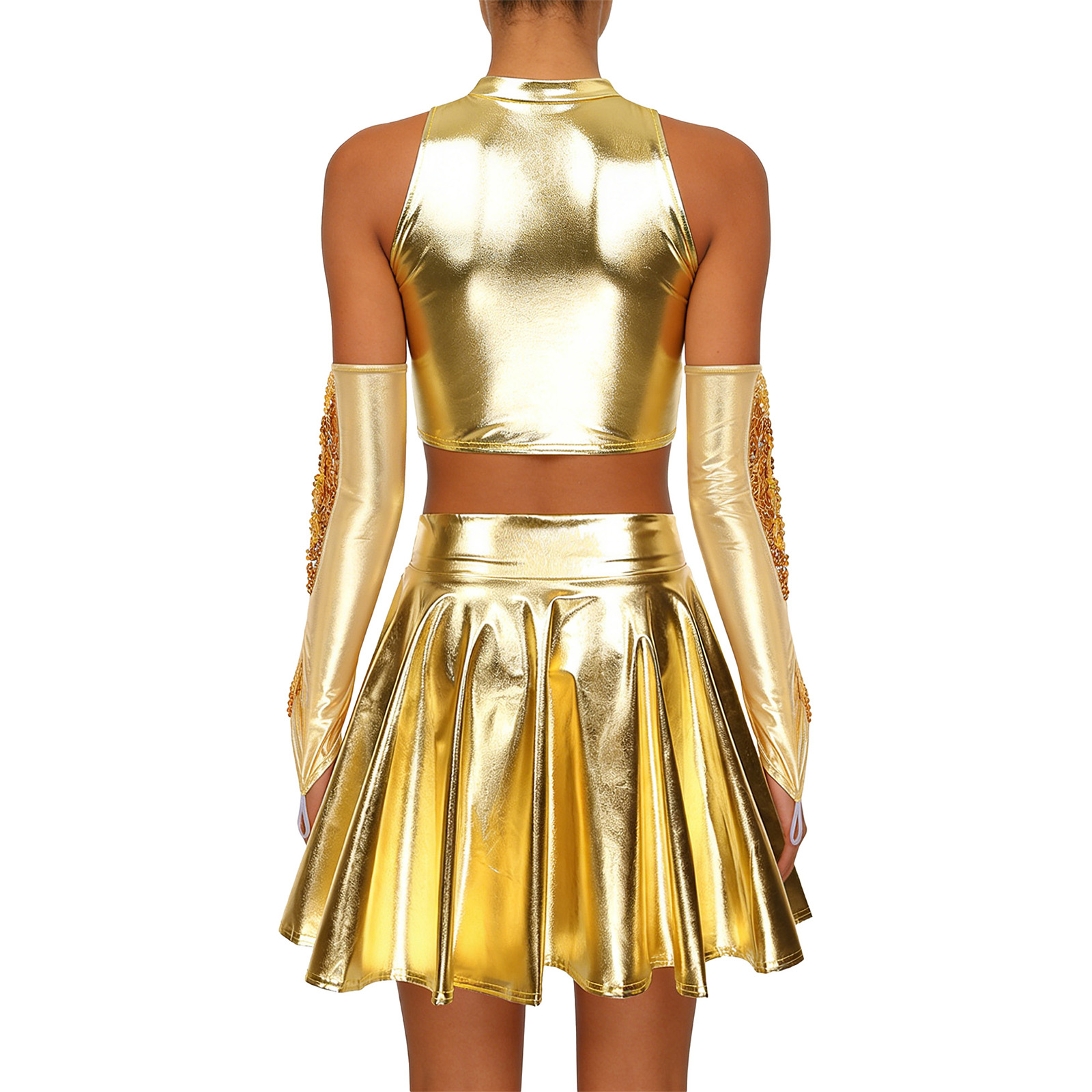 Women Adults Fashion Metallic  - Women Fashion Gloves incelemesi ve fiyatı