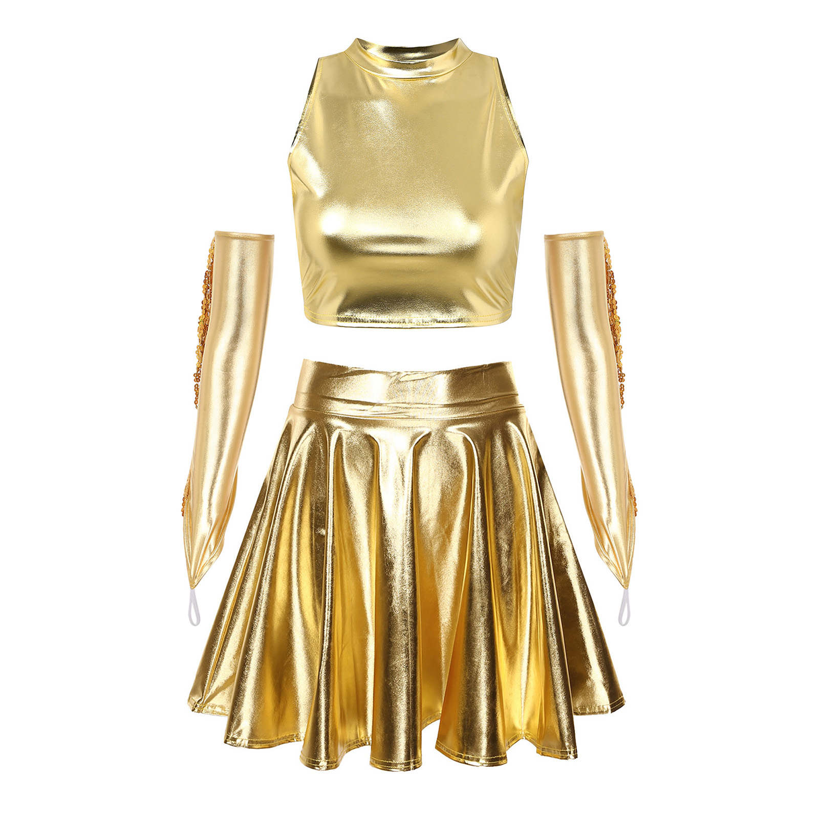 Women Adults Fashion Metallic  - Women Fashion Gloves incelemesi ve fiyatı