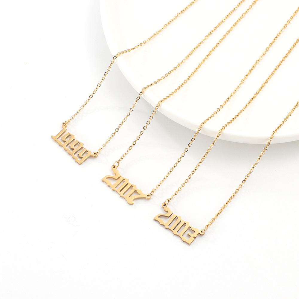 Year Number Birth Date Necklac - Women'S Fashion Year 2000 incelemesi ve fiyatı