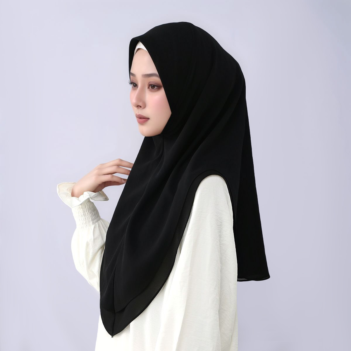 New Double layered Chiffon Rea - Women Fashion Wear incelemesi ve fiyatı
