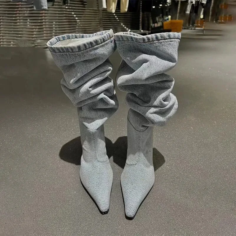 High Heel Long Tube over Knee  - Women Fashion Jeans incelemesi ve fiyatı