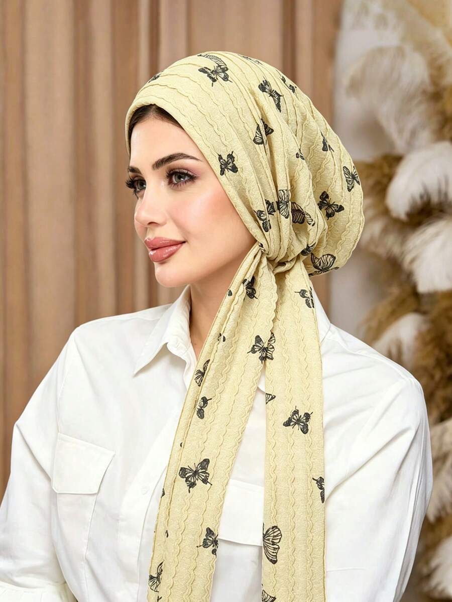 Elegant Butterfly Print Pleate - Women Fashion Wear incelemesi ve fiyatı