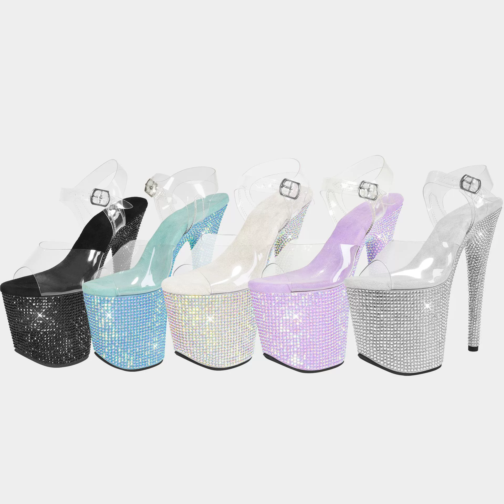 20cm 8Inches Diamond Stripper  - Women Fashion Show incelemesi ve fiyatı