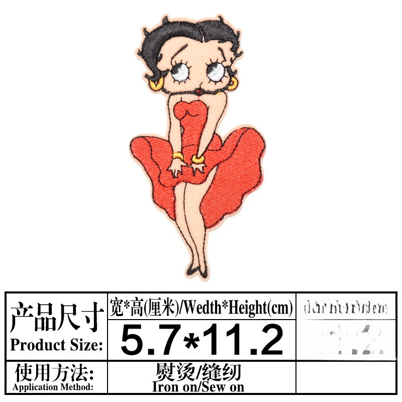 Betty Boop Patch High Color Va - Women'S Fashion Trends incelemesi ve fiyatı