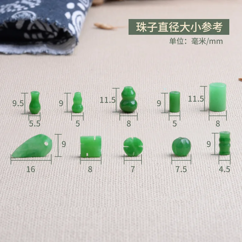 10pc Green Jade Gourd Leaves B - Women'S Fashion Jewellery incelemesi ve fiyatı
