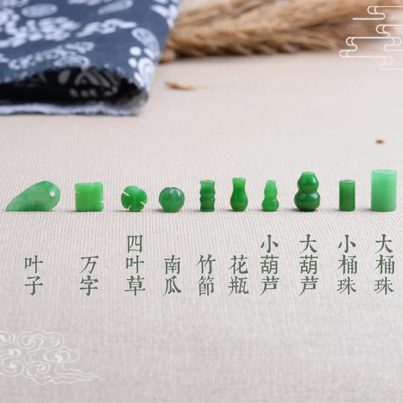 10pc Green Jade Gourd Leaves B - Women'S Fashion Jewellery incelemesi ve fiyatı