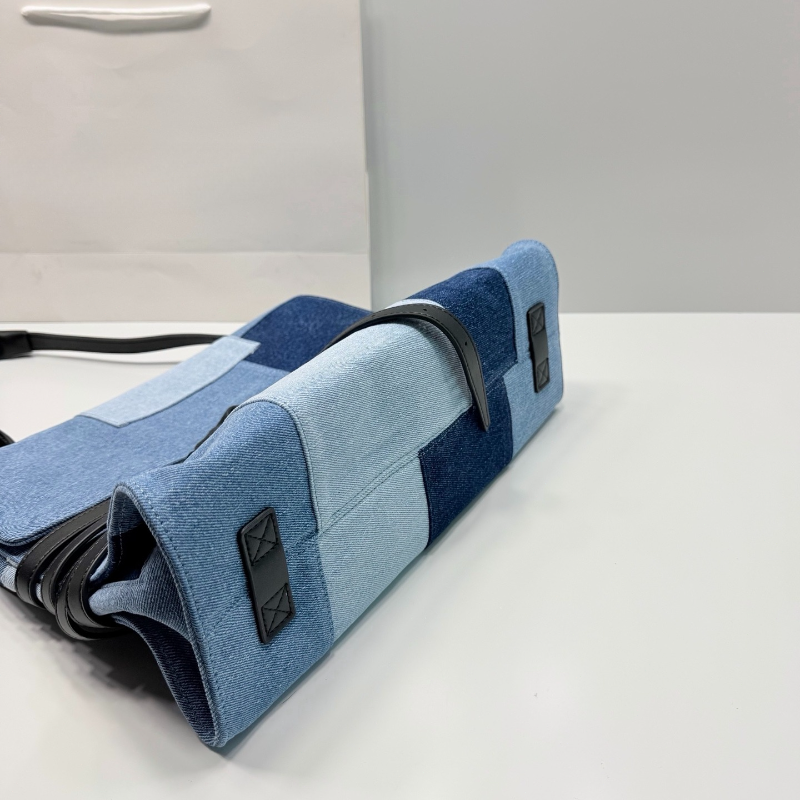 Color Block Denim Handbag Cros - Women Fashion Handbags incelemesi ve fiyatı