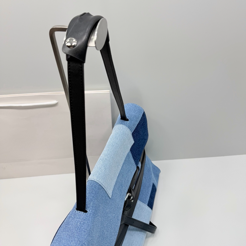 Color Block Denim Handbag Cros - Women Fashion Handbags incelemesi ve fiyatı