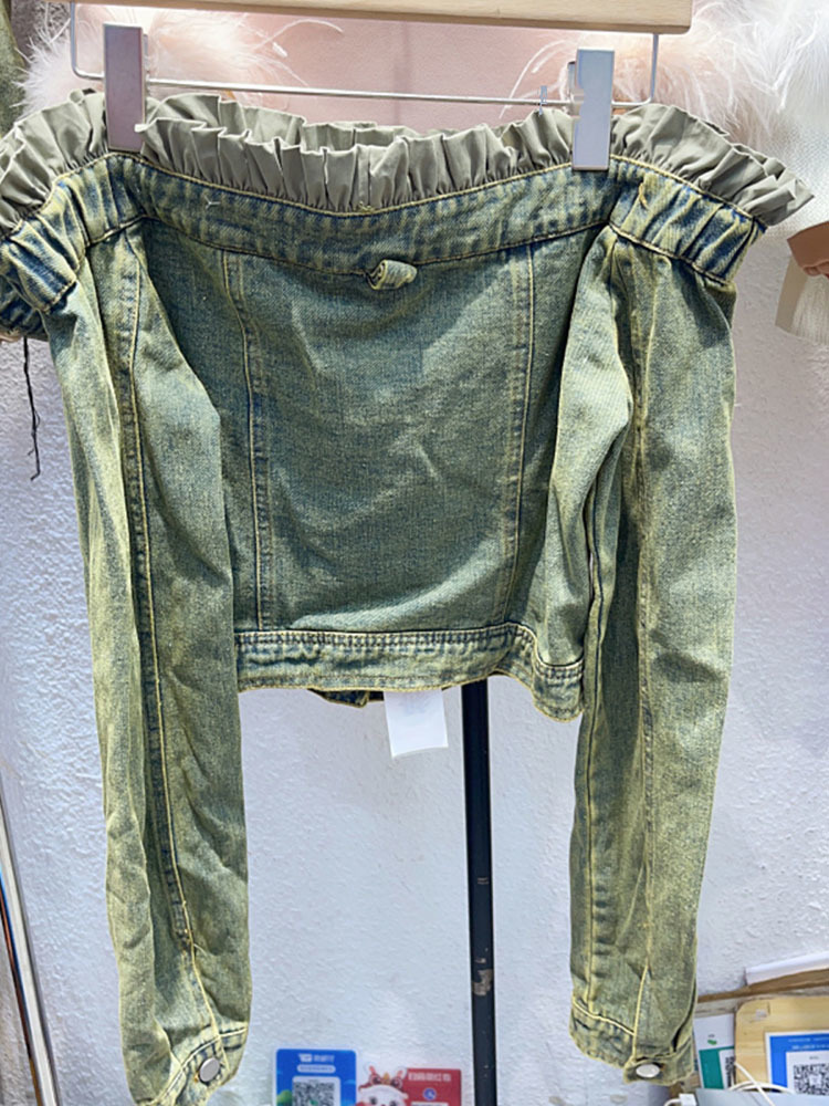 2024 Slah Neck Off Shoulder Lo - Women Fashion Jeans Top incelemesi ve fiyatı