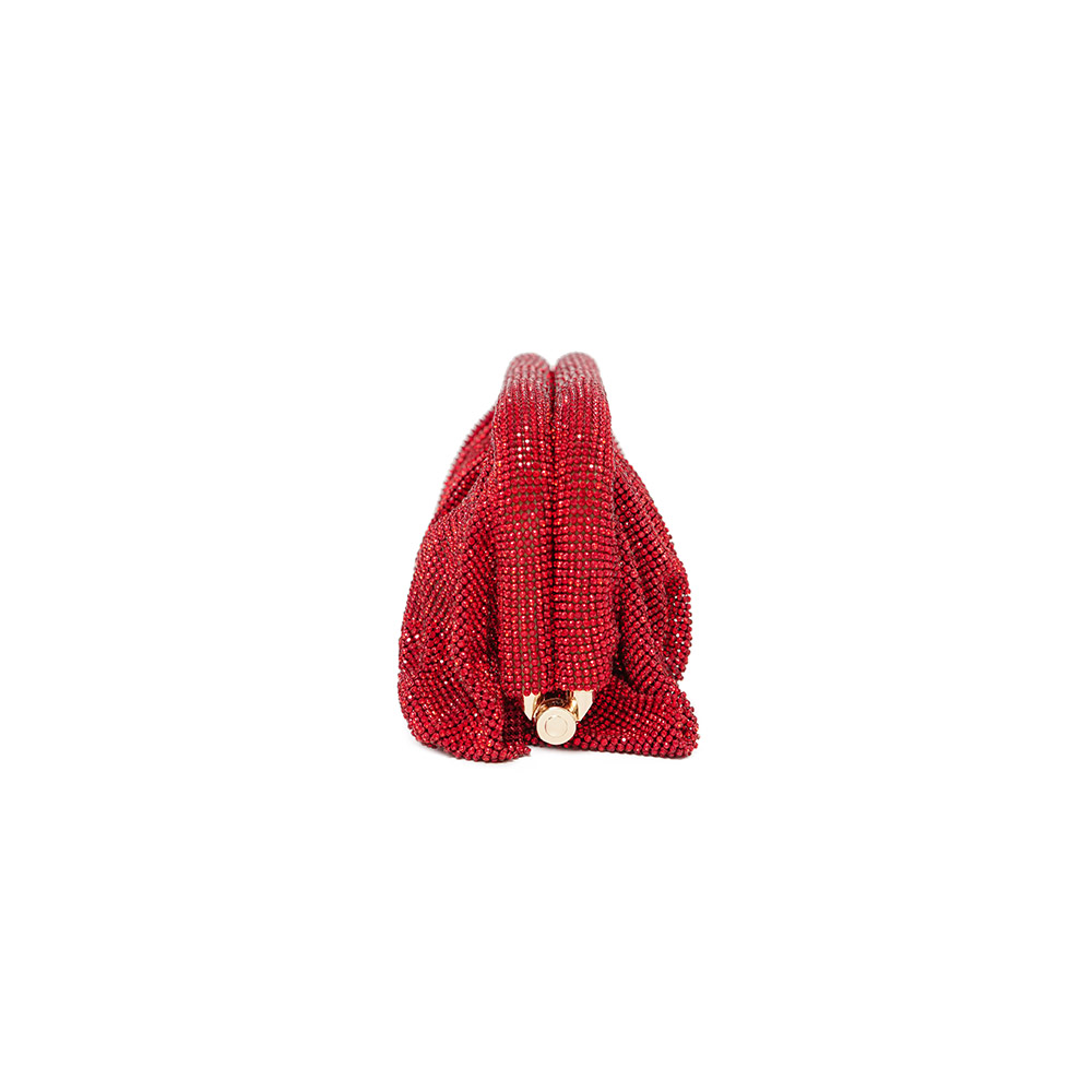 Red Aluminum Mesh Rhinestone P - Women Fashion Reddit incelemesi ve fiyatı