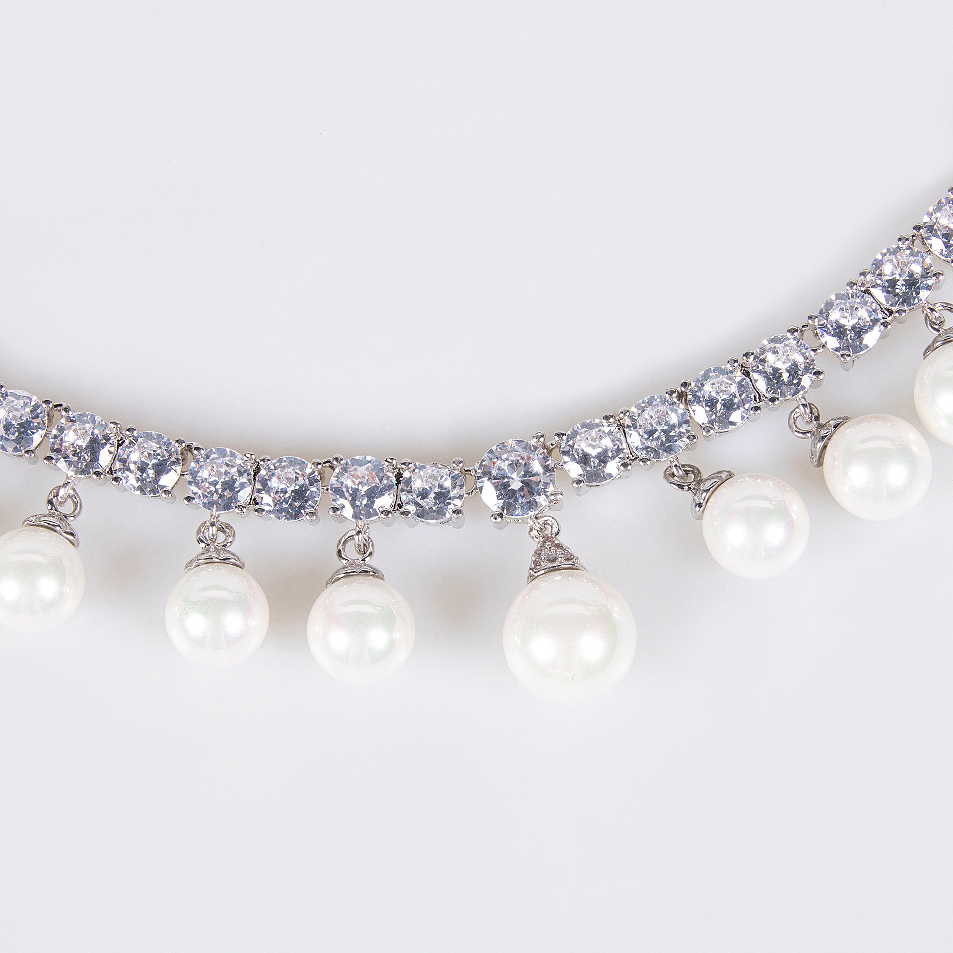 Fashion Pearls Zirconia Neckla - Women Fashion Uae incelemesi ve fiyatı