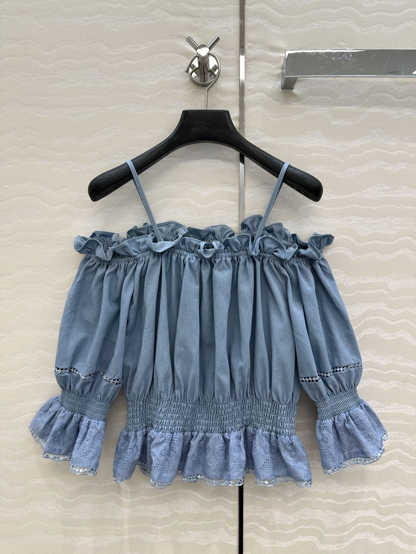 2026 Summer Women's Cold-Shoul - Puff Sleeve Blouse incelemesi ve fiyatı