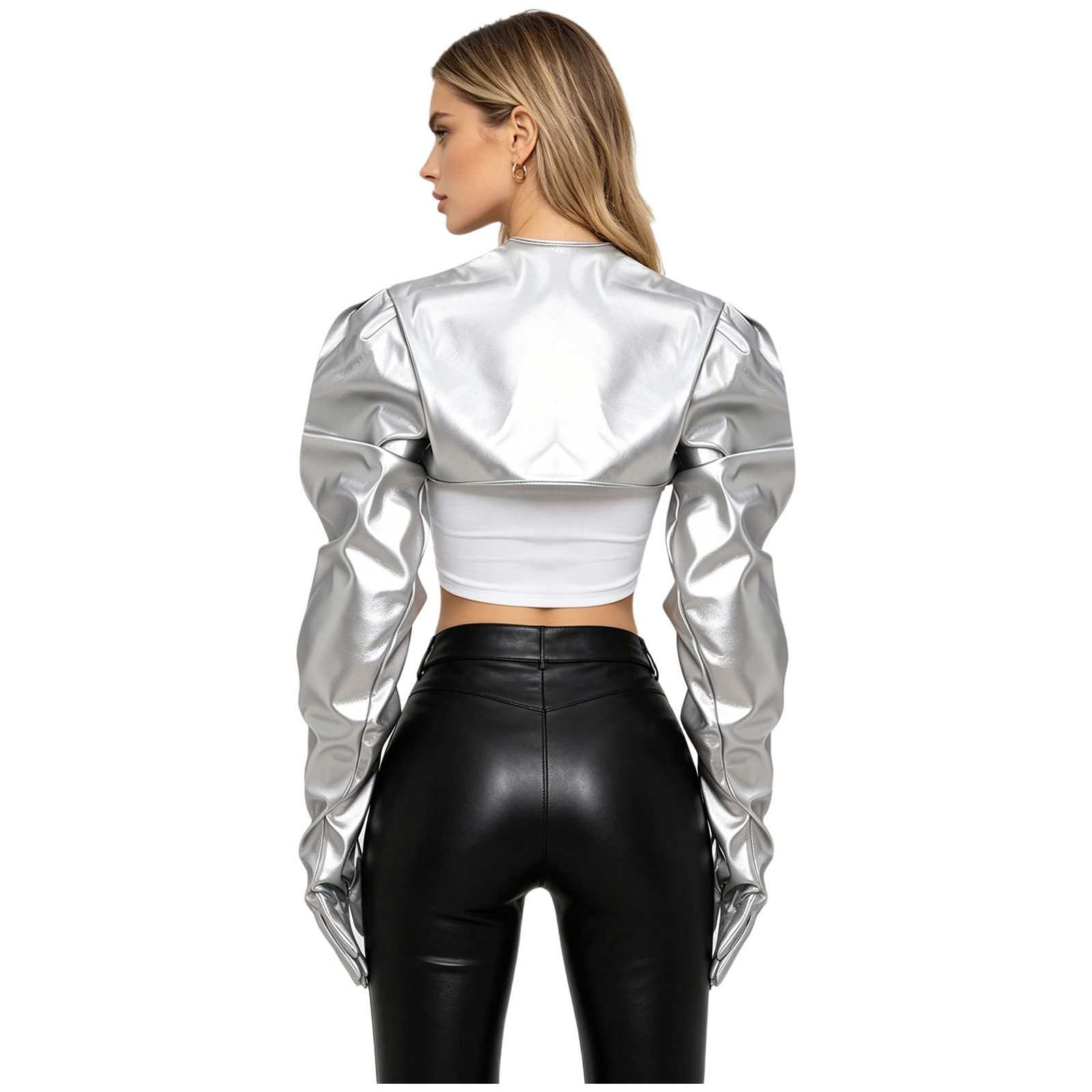 Womens Female Wet Look PU Card - Women Fashion Gloves incelemesi ve fiyatı
