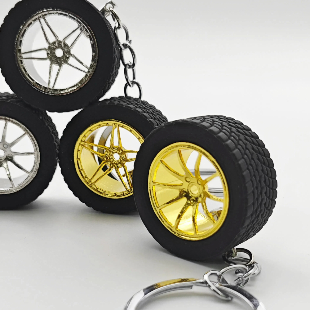 Auto Parts Mini Rims Keychain  - Women Fashion Hub incelemesi ve fiyatı