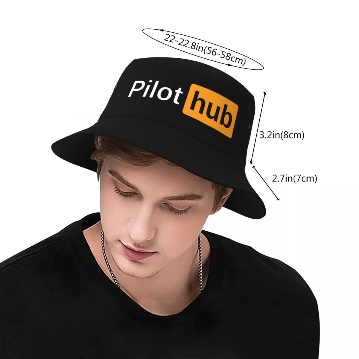 Custom Pilot Hub Bucket Hat Me - Women Fashion Hub incelemesi ve fiyatı