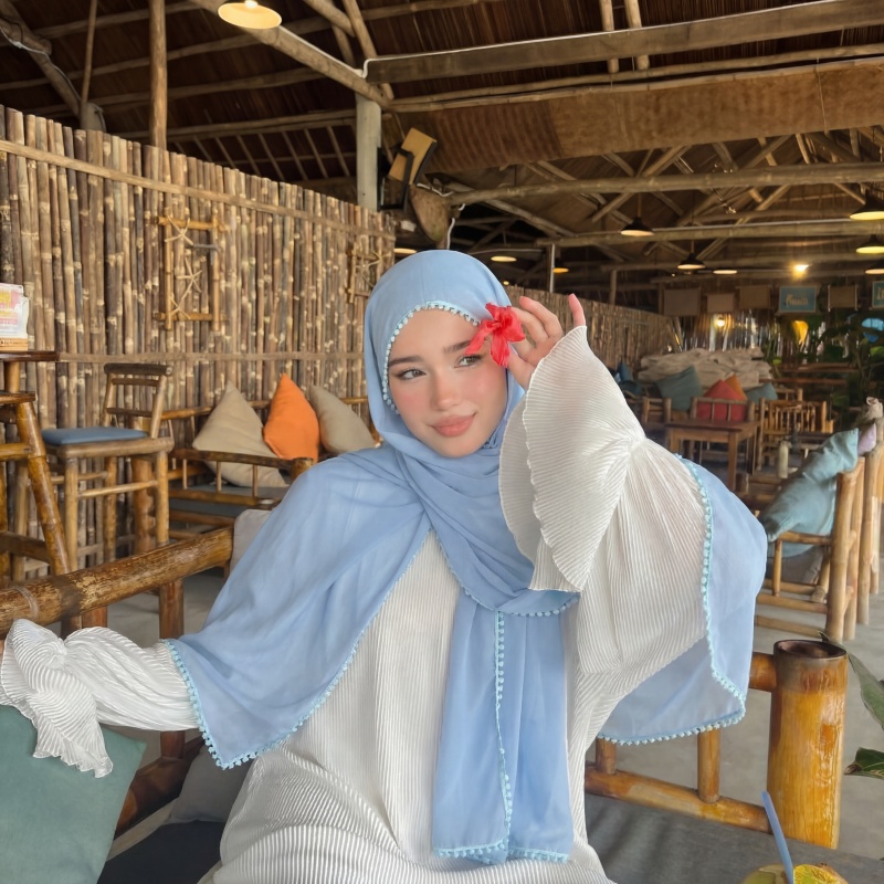 Chiffon Muslim Hijab Delicate  - Women Fashion Wear incelemesi ve fiyatı