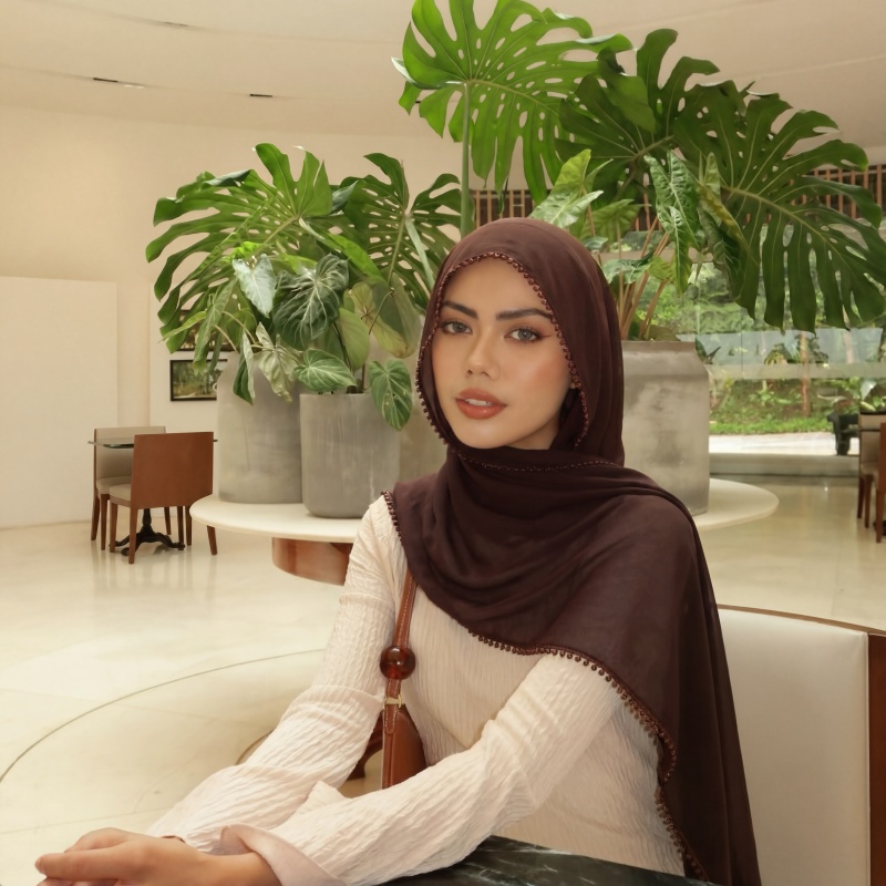 Chiffon Muslim Hijab Delicate  - Women Fashion Wear incelemesi ve fiyatı