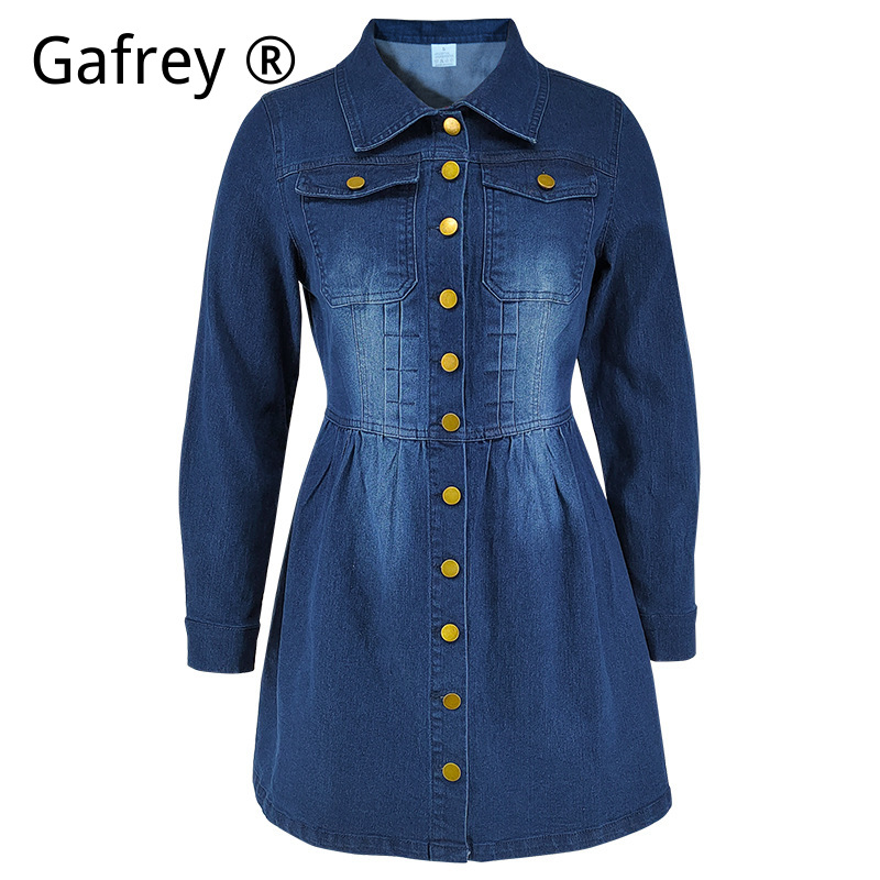 Women New Long Sleeve Denim Dr - Women Fashion Jeans incelemesi ve fiyatı
